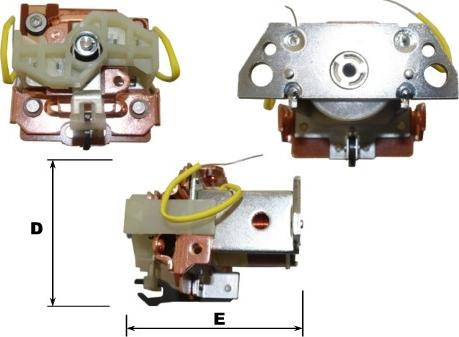GM-GHIBAUDI E3362-1 - Тягове реле, стартер autozip.com.ua