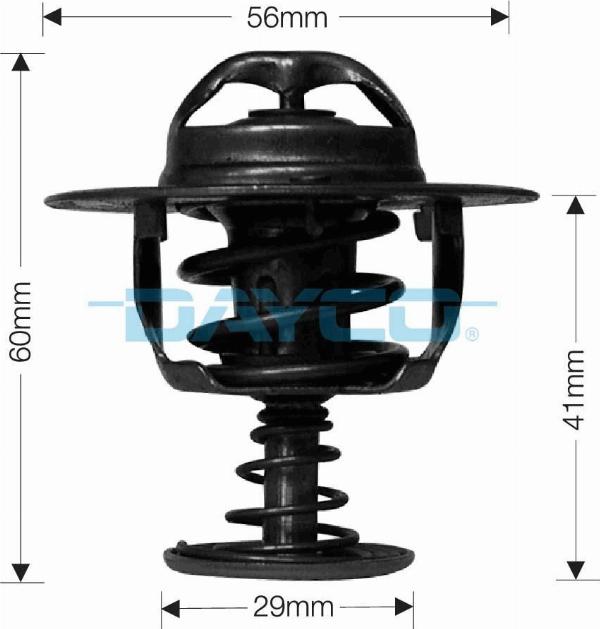 DAYCO DT57E - Термостат, охолоджуюча рідина autozip.com.ua