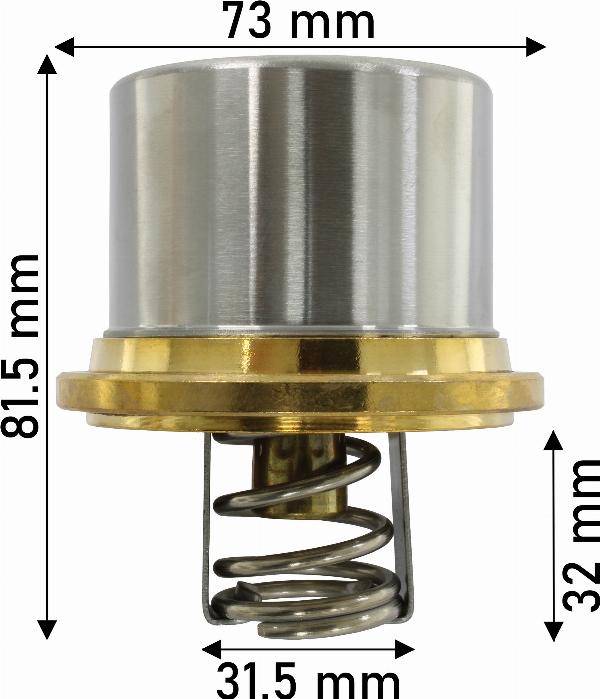 DAYCO DT231A - Термостат, охолоджуюча рідина autozip.com.ua