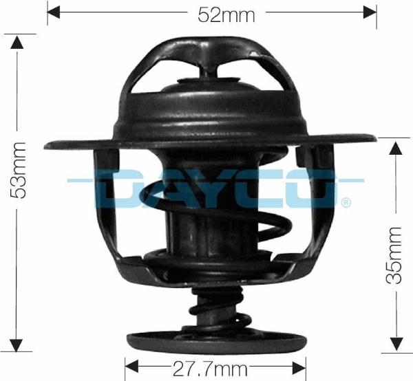 DAYCO DT33D - Термостат, охолоджуюча рідина autozip.com.ua