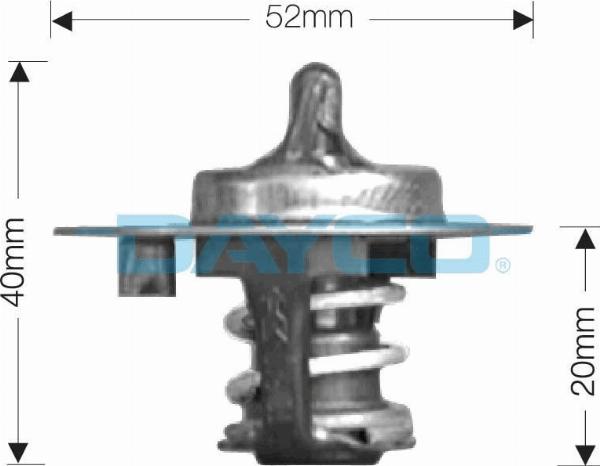 DAYCO DT27G - Термостат, охолоджуюча рідина autozip.com.ua
