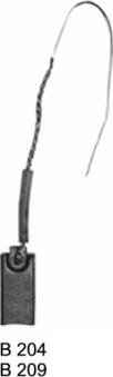GM-GHIBAUDI SBX-204 - Вугільна щітка, стартер autozip.com.ua