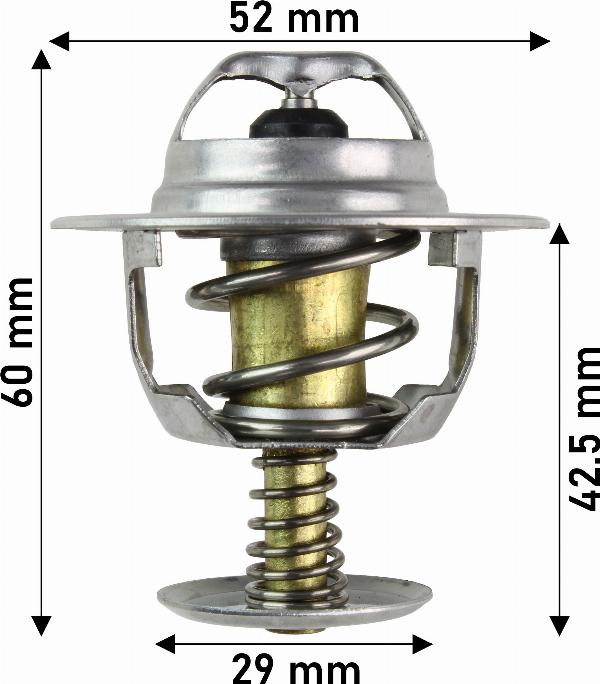DAYCO DT50A - Термостат, охолоджуюча рідина autozip.com.ua
