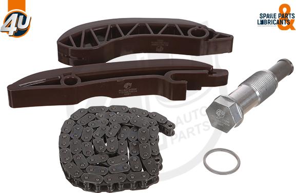 4U 44120BW - Комплект ланцюга приводу распредвала autozip.com.ua