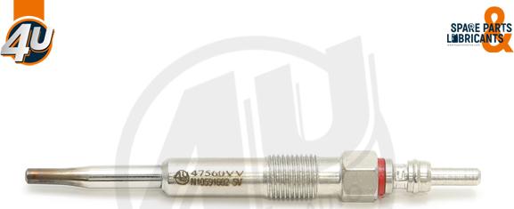 4U 47560VV - Свічка розжарювання autozip.com.ua