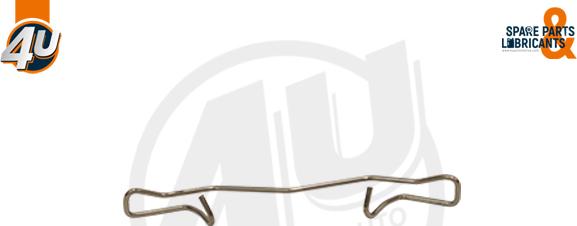 4U 47190VV - Комплект приладдя, гальм autozip.com.ua