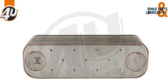 4U 14122MN - Масляний радіатор, моторна олія autozip.com.ua