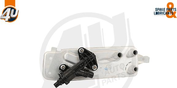 4U 14347BW - Масляний радіатор, автоматична коробка передач autozip.com.ua