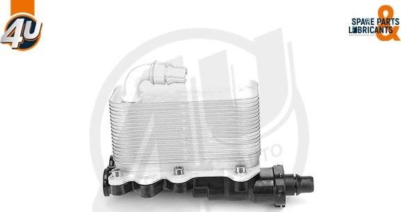 4U 14358BW - Масляний радіатор, моторна олія autozip.com.ua
