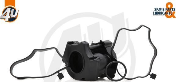 4U 16515BW - Маслознімний щиток, вентиляція картера autozip.com.ua