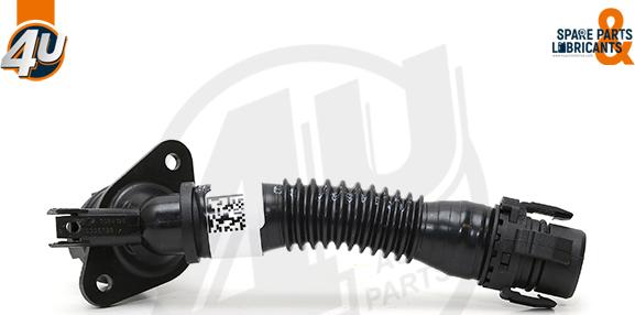 4U 16532BW - Шланг, вентиляція картера autozip.com.ua