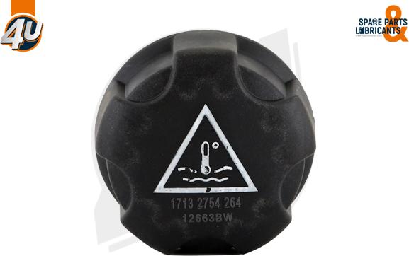4U 12663BW - Кришка, резервуар охолоджуючої рідини autozip.com.ua