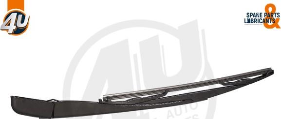 4U 17029PU - Комплект важелів склоочисника, система очищення стекол autozip.com.ua