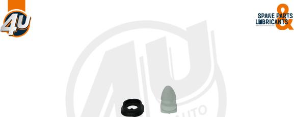 4U 34400PU - Зажим, молдинг / захисна накладка autozip.com.ua