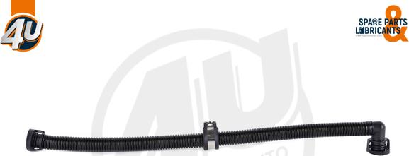 4U 35027MN - Трубка охолоджуючої рідини autozip.com.ua