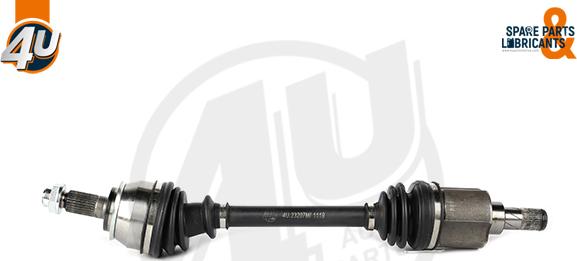 4U 23207MI - Приводний вал autozip.com.ua