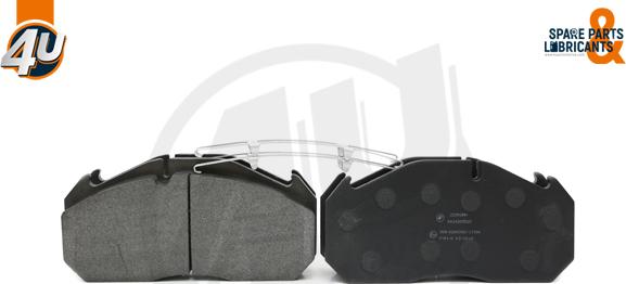 4U 22906MN - Гальмівні колодки, дискові гальма autozip.com.ua