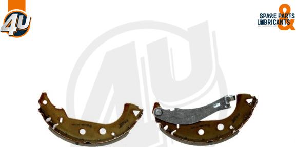 4U 22688FT - Комплект гальм, барабанний механізм autozip.com.ua