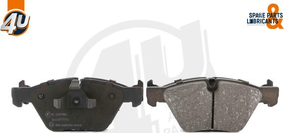4U 22264BW - Гальмівні колодки, дискові гальма autozip.com.ua