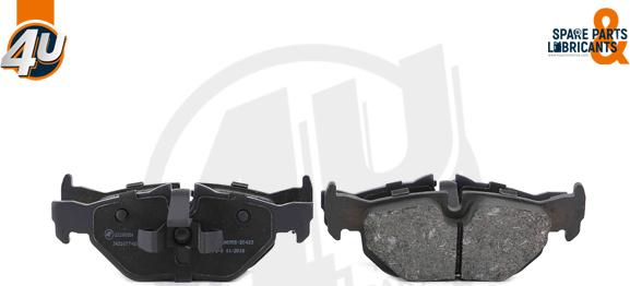 4U 22260BW - Гальмівні колодки, дискові гальма autozip.com.ua