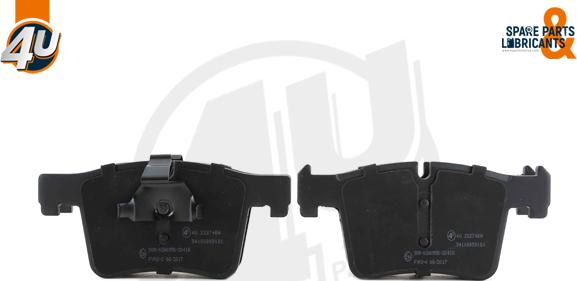 4U 22274BW - Гальмівні колодки, дискові гальма autozip.com.ua