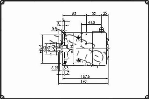 3Effe Group PRSF415 - Електродвигун autozip.com.ua