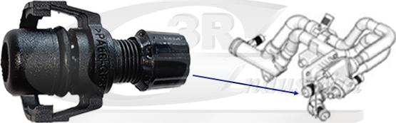 3RG 65201 - Пробка, фланець охолоджуючої рідини autozip.com.ua