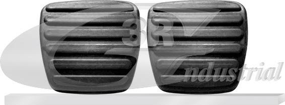 3RG 81680K - Комплект накладок на педалі autozip.com.ua