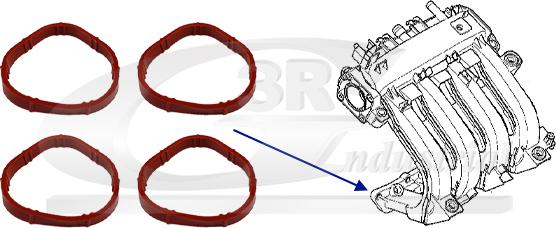 3RG 36203 - Прокладка, впускний колектор autozip.com.ua