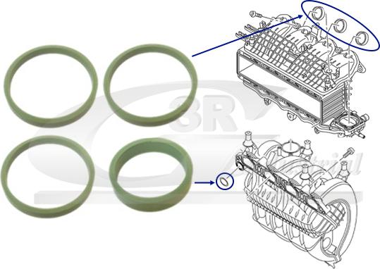 3RG 36711 - Комплект прокладок, впускний колектор autozip.com.ua