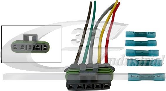 3RG 30207 - Ремонтний комплект кабелю, мотор склоочисника autozip.com.ua