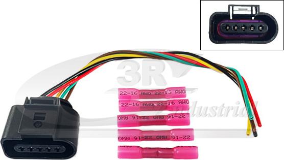 3RG 30744 - Ремонтний комплект кабелю, центральне електрообладнання autozip.com.ua