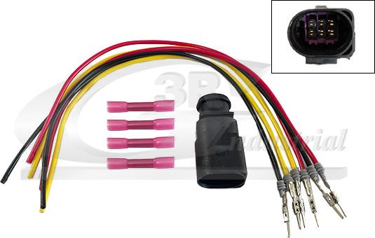 3RG 30746 - Ремонтний комплект кабелю, центральне електрообладнання autozip.com.ua