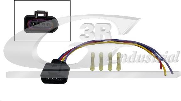 3RG 30703 - Ремонтний комплект кабелю, датчик тиску всмоктуючої труби autozip.com.ua