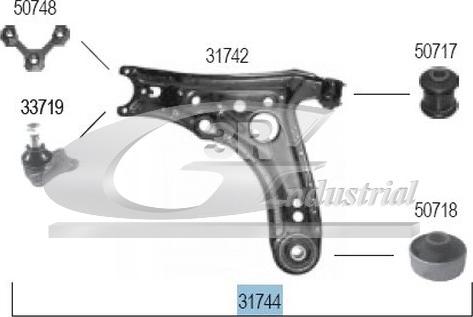 3RG 31744 - Важіль незалежної підвіски колеса autozip.com.ua