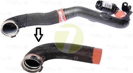 7 SEVEN PARTS SV180018 - Трубка повітря, що нагнітається autozip.com.ua