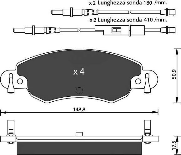 7 SEVEN PARTS SVP20810 - Гальмівні колодки, дискові гальма autozip.com.ua