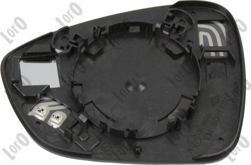 ABAKUS 0548G02 - Дзеркальне скло, зовнішнє дзеркало autozip.com.ua