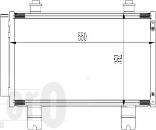 ABAKUS 050-016-0002 - Конденсатор, кондиціонер autozip.com.ua