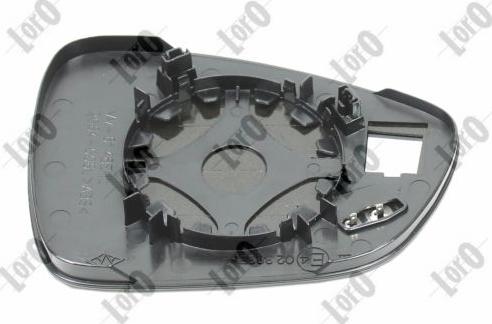 ABAKUS 0512G03 - Дзеркальне скло, зовнішнє дзеркало autozip.com.ua