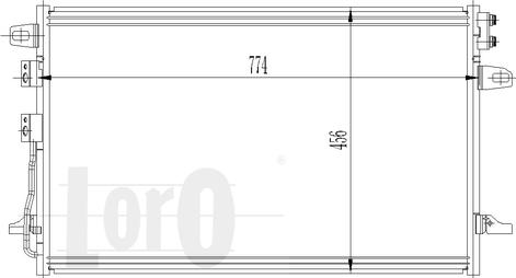 ABAKUS 008-016-0006 - Конденсатор, кондиціонер autozip.com.ua