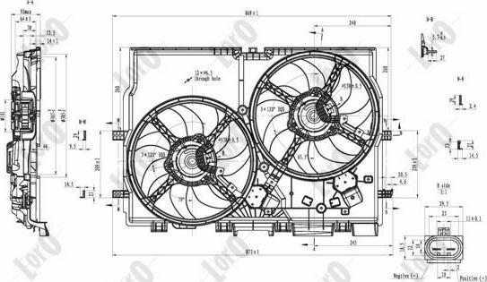 ABAKUS 016-014-0014 - Вентилятор, охолодження двигуна autozip.com.ua