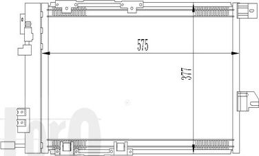 ABAKUS 037-016-0008 - Конденсатор, кондиціонер autozip.com.ua