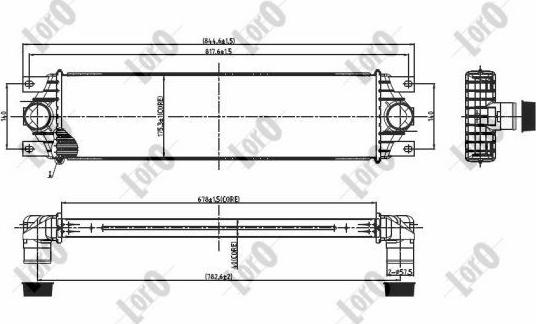 ABAKUS 037-018-0002 - Интеркулер autozip.com.ua