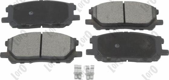 ABAKUS 231-01-229 - Гальмівні колодки, дискові гальма autozip.com.ua
