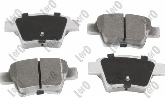 ABAKUS 231-02-078 - Гальмівні колодки, дискові гальма autozip.com.ua
