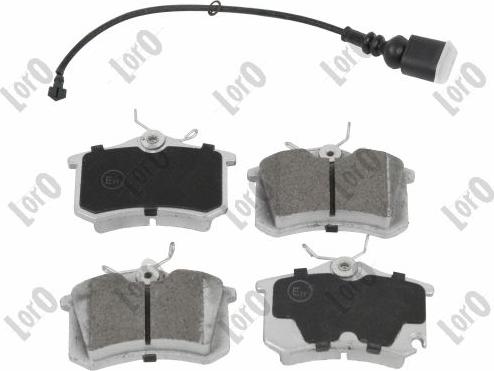 ABAKUS 231-02-107 - Гальмівні колодки, дискові гальма autozip.com.ua