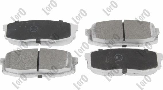 ABAKUS 231-02-124 - Гальмівні колодки, дискові гальма autozip.com.ua