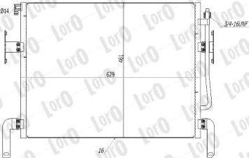 ABAKUS T16-04-002 - Конденсатор, кондиціонер autozip.com.ua