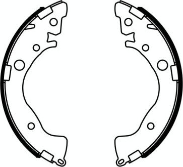 ABE C04022ABE - Комплект гальм, барабанний механізм autozip.com.ua